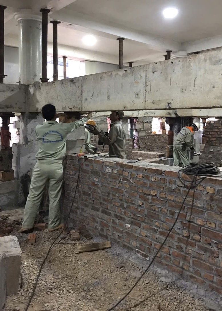 Các bước gia cố móng nhà cũ nâng tầng hiệu quả 1 Gia cố móng nhà cũ