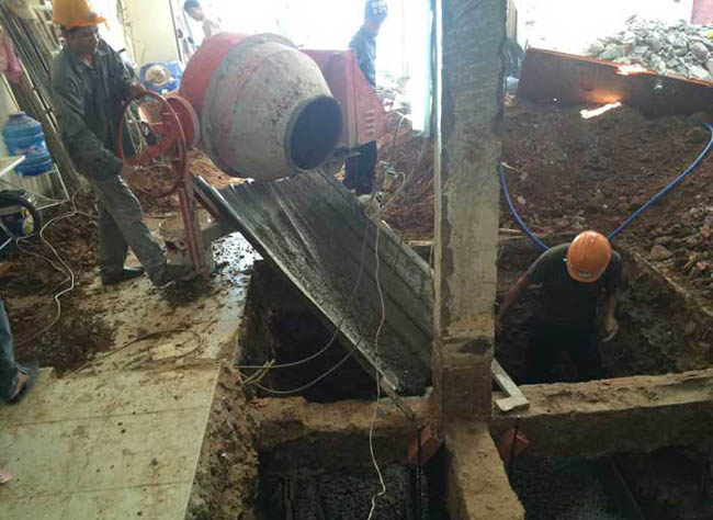 Kỹ thuật gia cố móng nâng tầng hiệu quả trong xây dựng 3 Kỹ thuật gia cố móng nhà nâng tầng thông dụng hiện nay