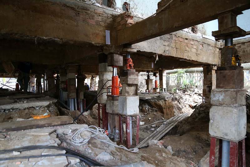 Quy trình nâng nhà lên cao chống ngập đảm bảo an toàn