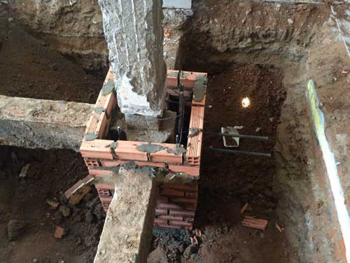 Xử lý móng công trình yếu