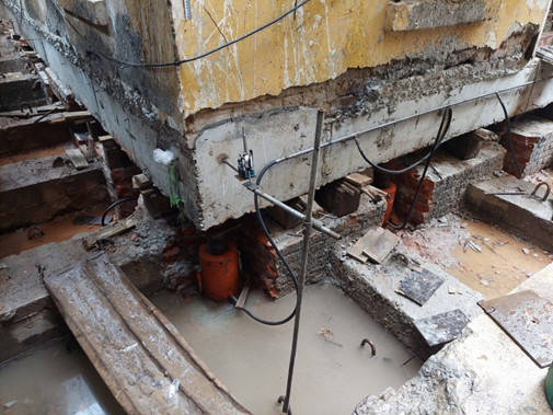 Nâng nhà chống lún nghiêng