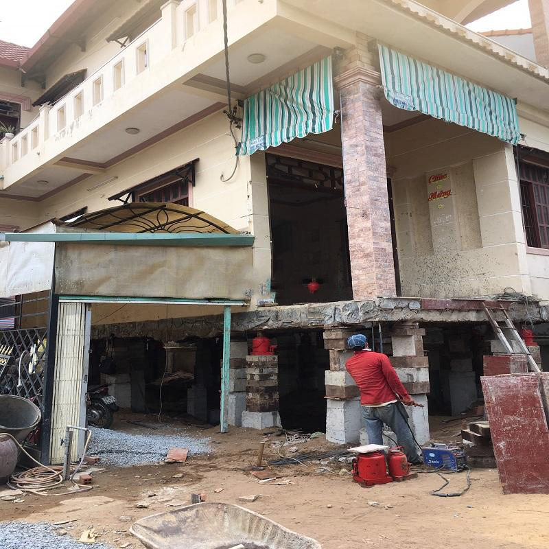 Tư vấn giá nâng nhà lên cao phù hợp từng công trình 1 Nâng nhà lên cao