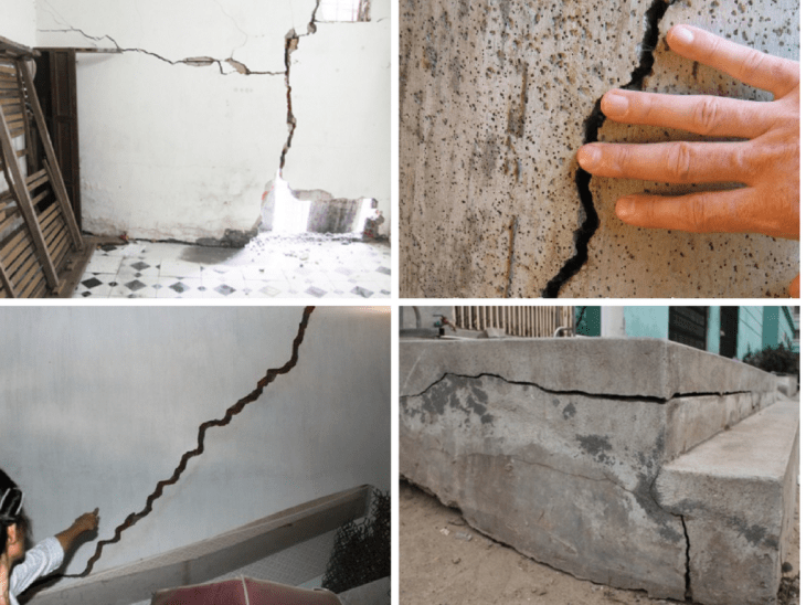 Dấu hiệu nhận biết và nguyên nhân khiến móng nhà bị lún